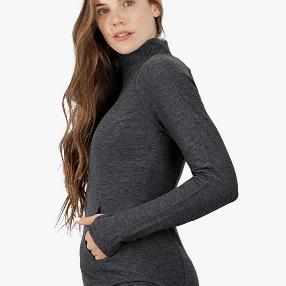 NWT Yogalicious Lux Women’s Full Zip Contoured Hem Jacket XL